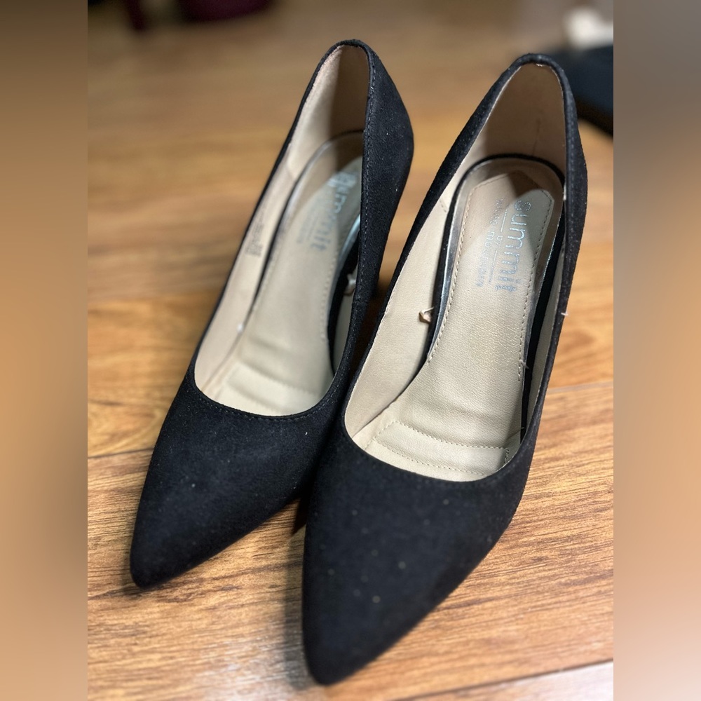 Summit Black Stilletto Heels